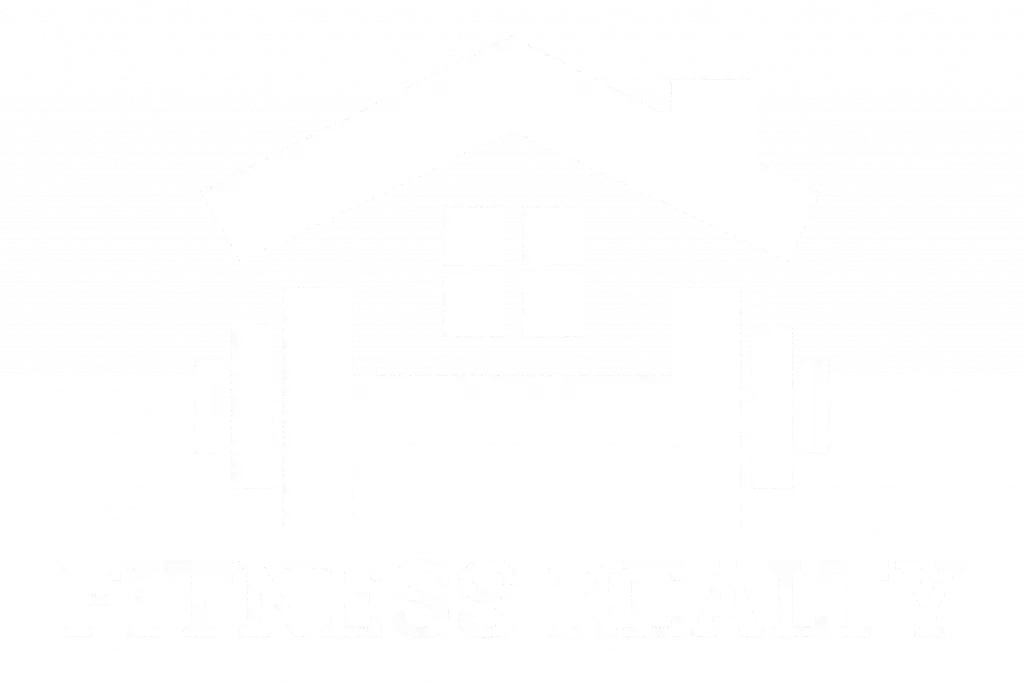 Fitness Realty logo in white